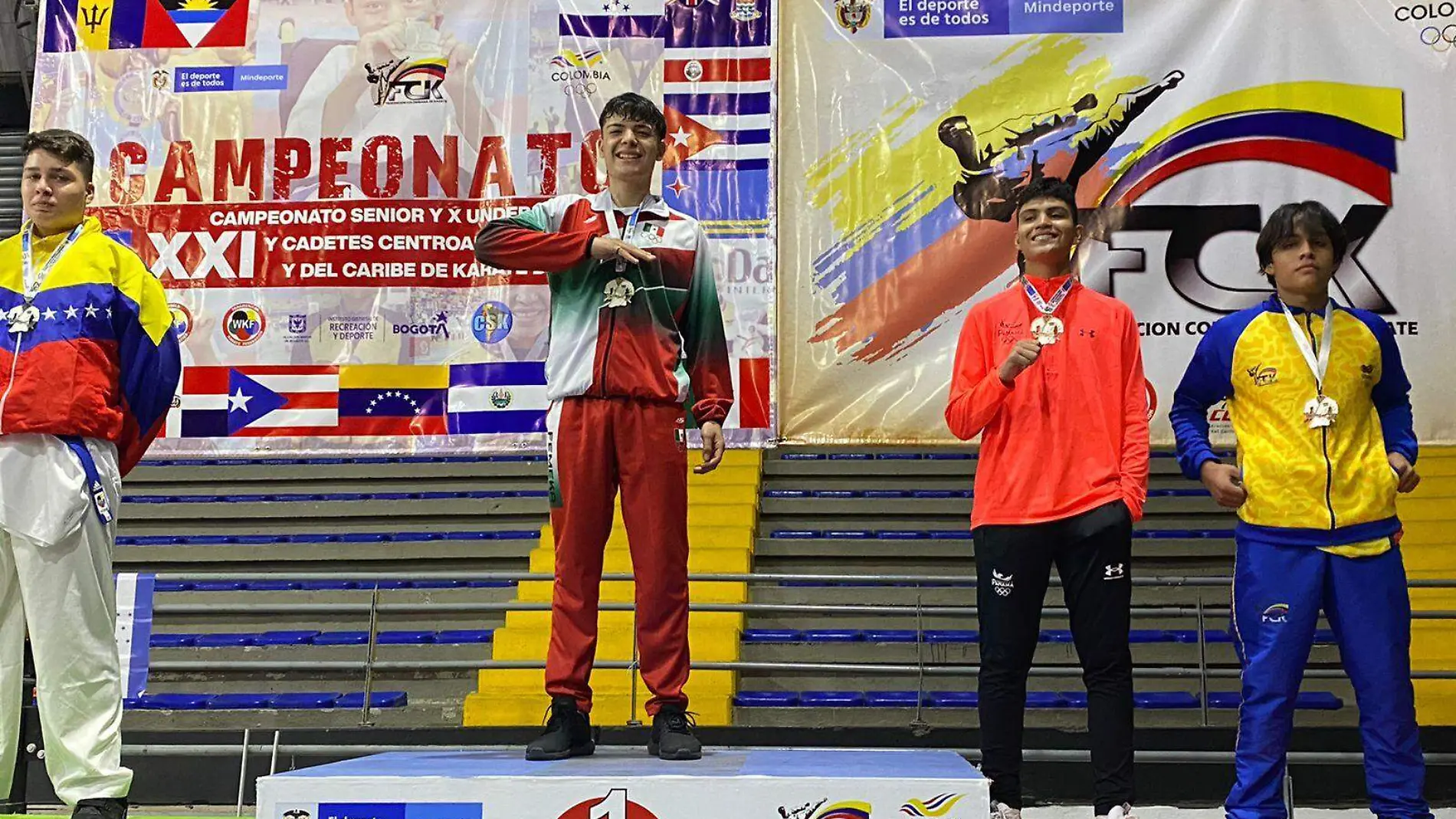 El sonorense Jesús García medalla de oro en CCC de Karate Do